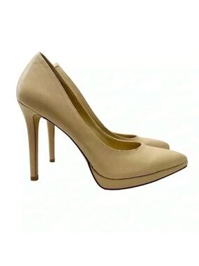BCGBeneration Pumps Pointy Toe High Heel Platform Stilettos Nude Court Shoes 7